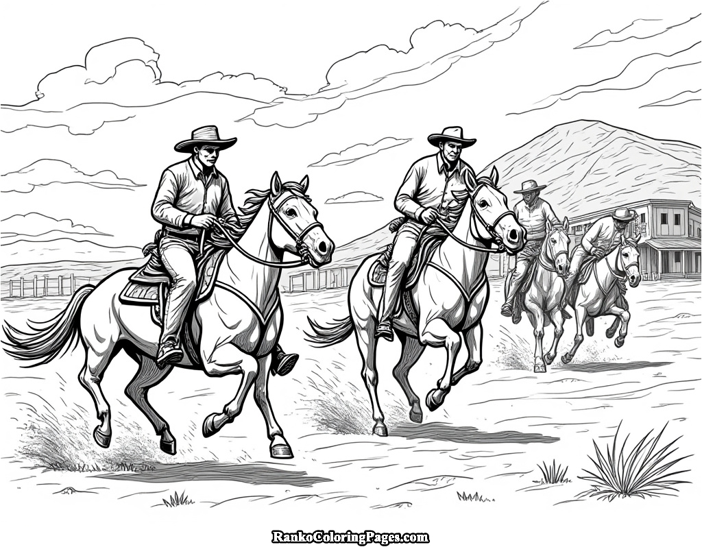 Horses Chase scene