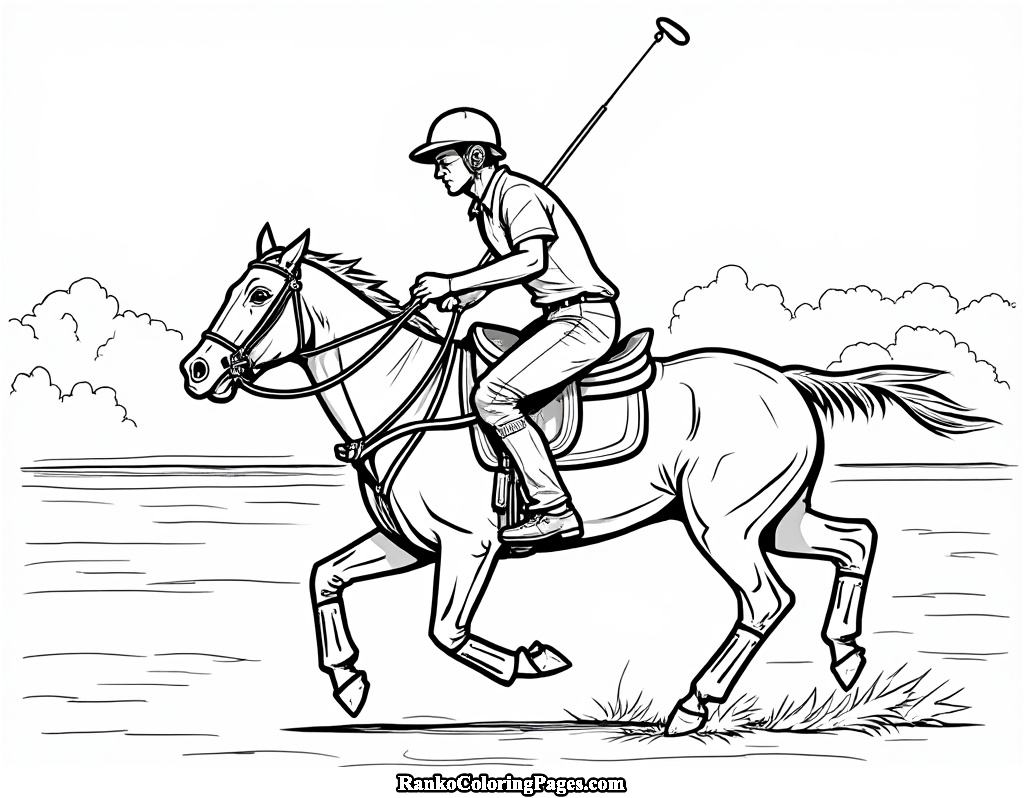 Playing Horse Polo