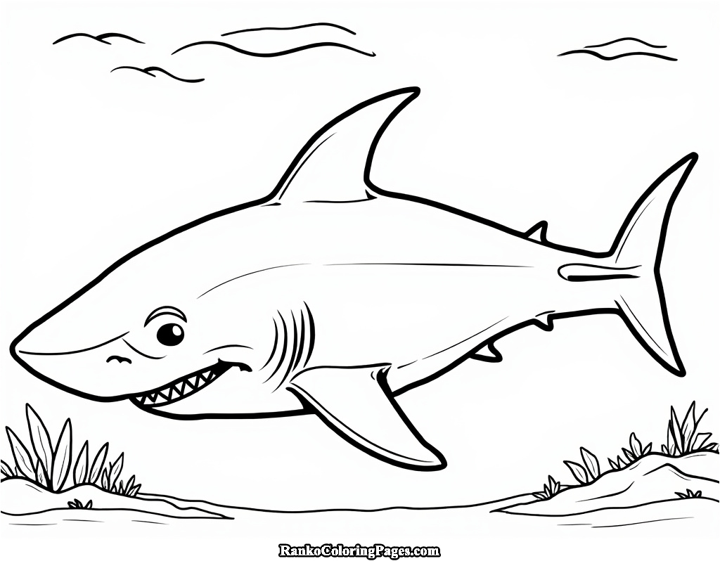 Shark Coloring Image