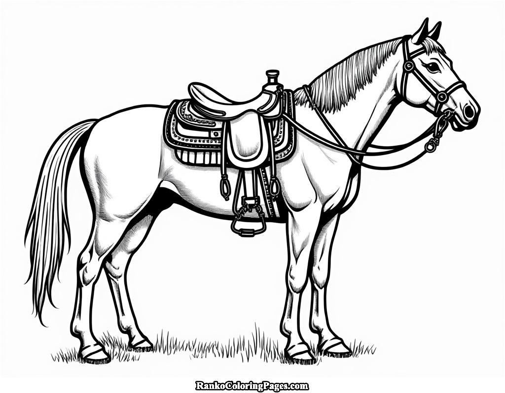 Western Saddle Horse