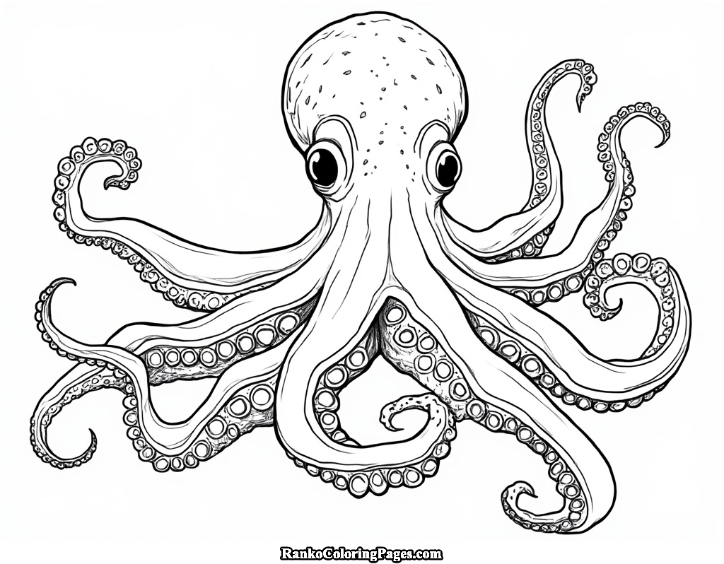 octopus coloring sheet